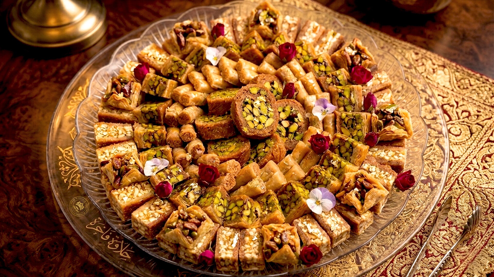 Damaszener Baklava-Platte